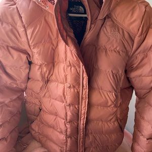 The North Face Pink Puffer Jacket